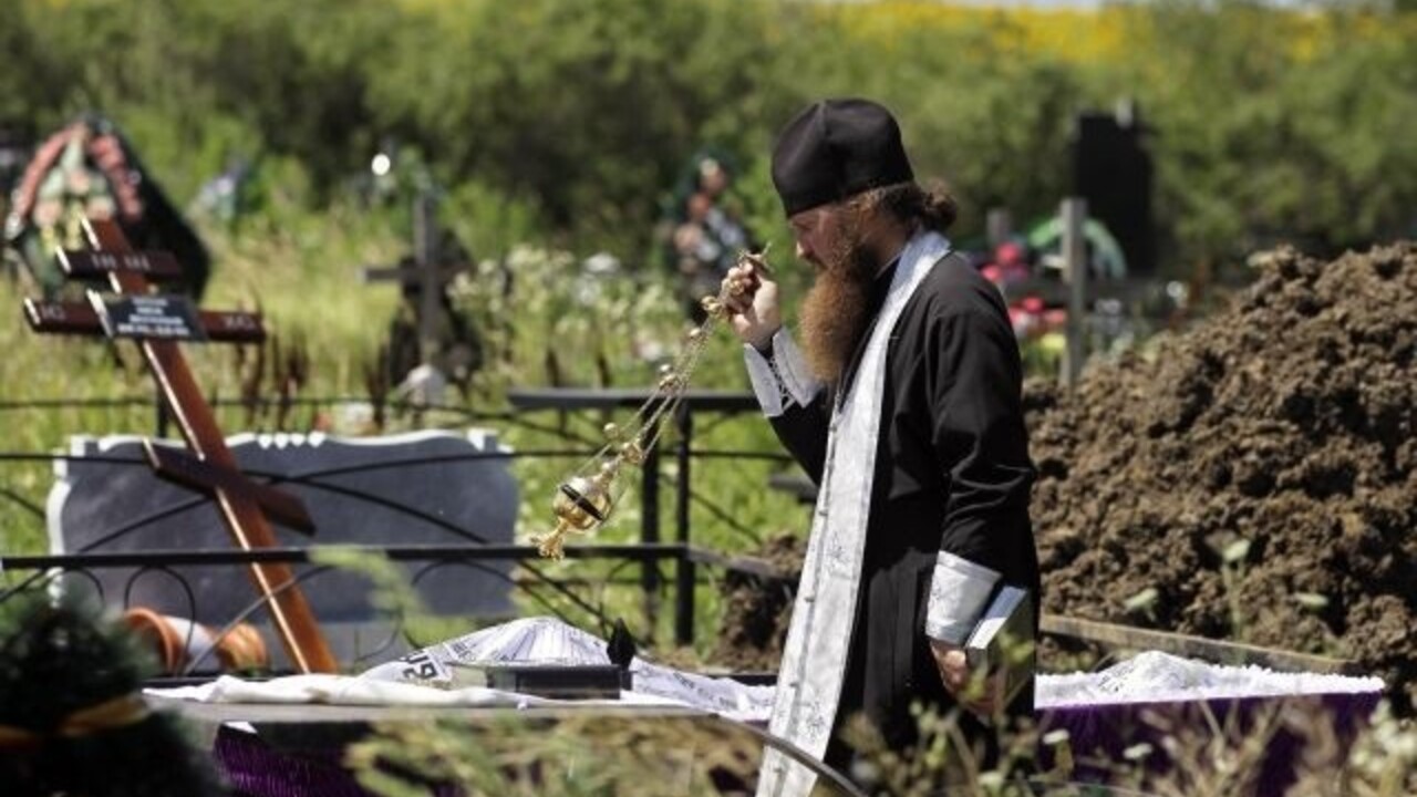 Rusko smútok pohreb